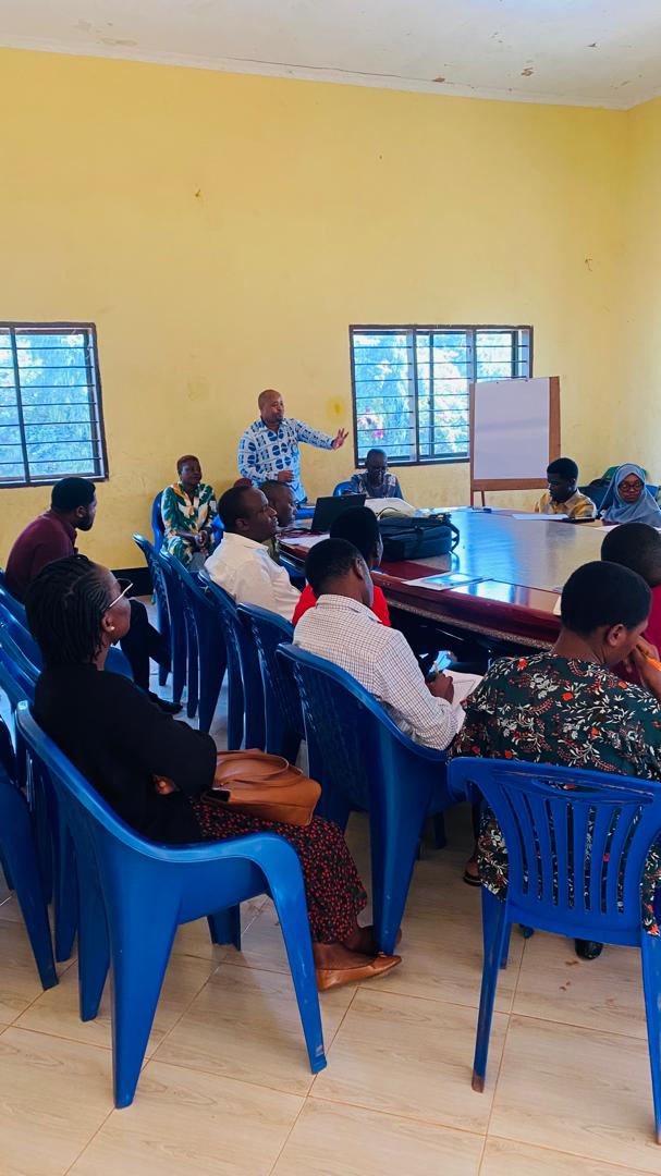 Community members take part in a group workshop.